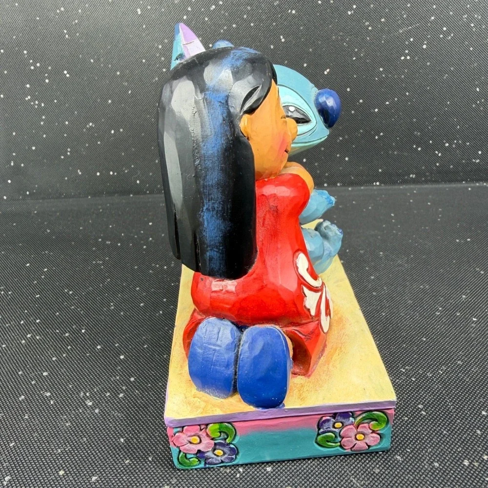 Disney Traditions Jim Shore Lilo and Stitch Ohana Means Family Figurine Resin